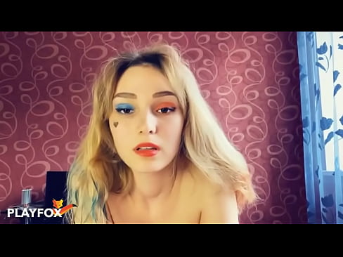 ❤️ جادو مجازي حقيقت جي چشمن مون کي هارلي ڪوئن سان جنسي طور ڏني